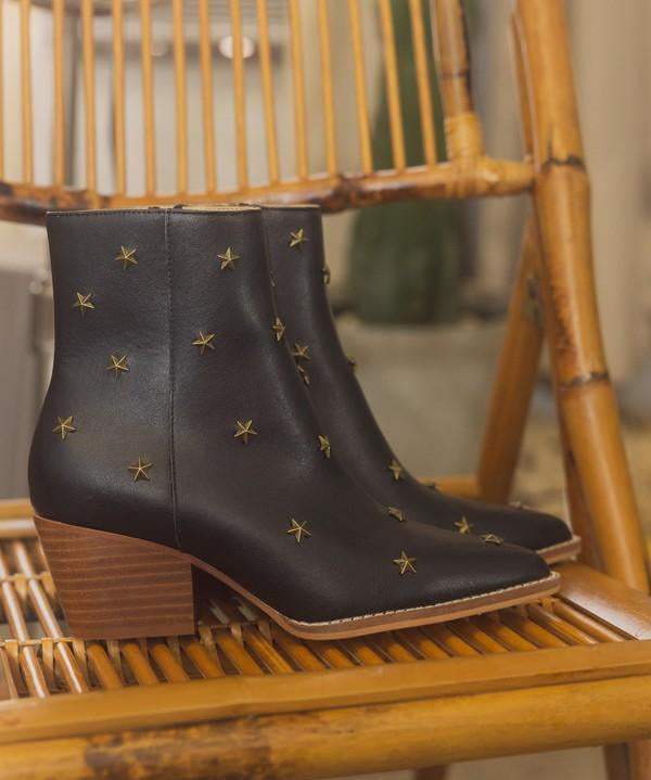 Ivanna - Star Studded Western Boots - Sunday Golden
