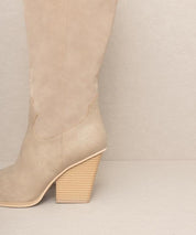 OASIS SOCIETY Barcelona - Knee High Western Boots - Sunday Golden