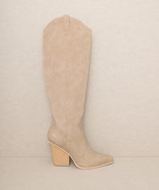 OASIS SOCIETY Barcelona - Knee High Western Boots - Sunday Golden