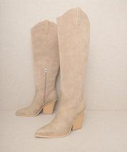 OASIS SOCIETY Barcelona - Knee High Western Boots - Sunday Golden