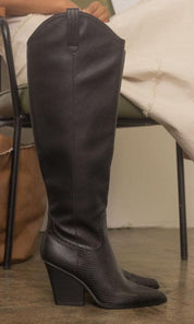 OASIS SOCIETY Barcelona - Knee High Western Boots - Sunday Golden