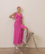 Jewel - Knee High Sequin Boots - Sunday Golden
