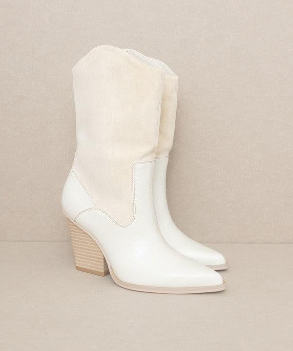 OASIS SOCIETY Marseille - Loose Fit Western Boots - Sunday Golden