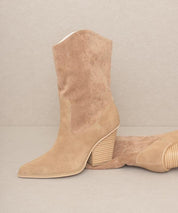 OASIS SOCIETY Marseille - Loose Fit Western Boots - Sunday Golden