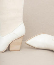 OASIS SOCIETY Marseille - Loose Fit Western Boots - Sunday Golden