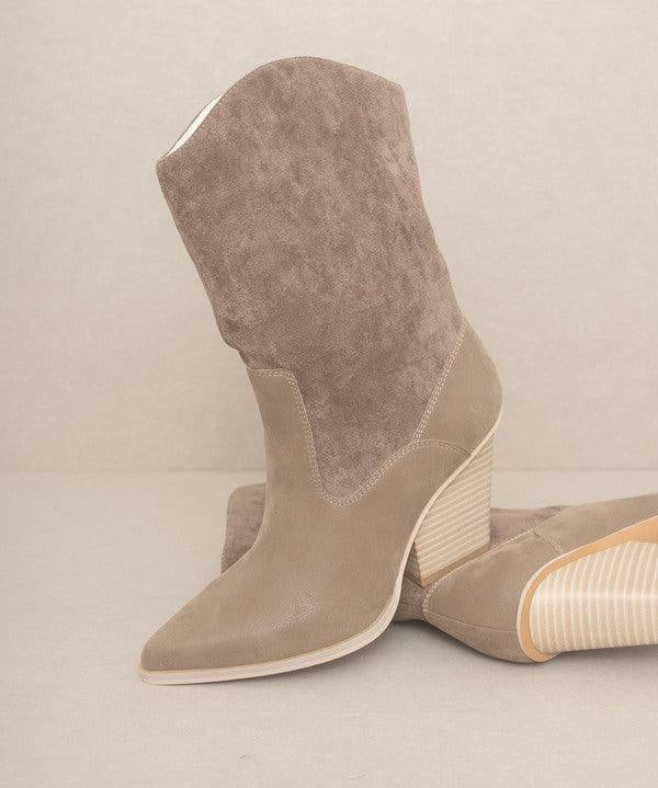 OASIS SOCIETY Marseille - Loose Fit Western Boots - Sunday Golden