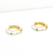 Marisol Huggie Hoop Earring - Sunday Golden