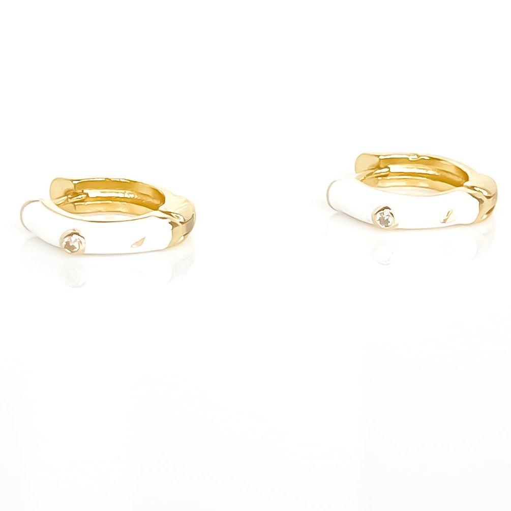 Marisol Huggie Hoop Earring - Sunday Golden