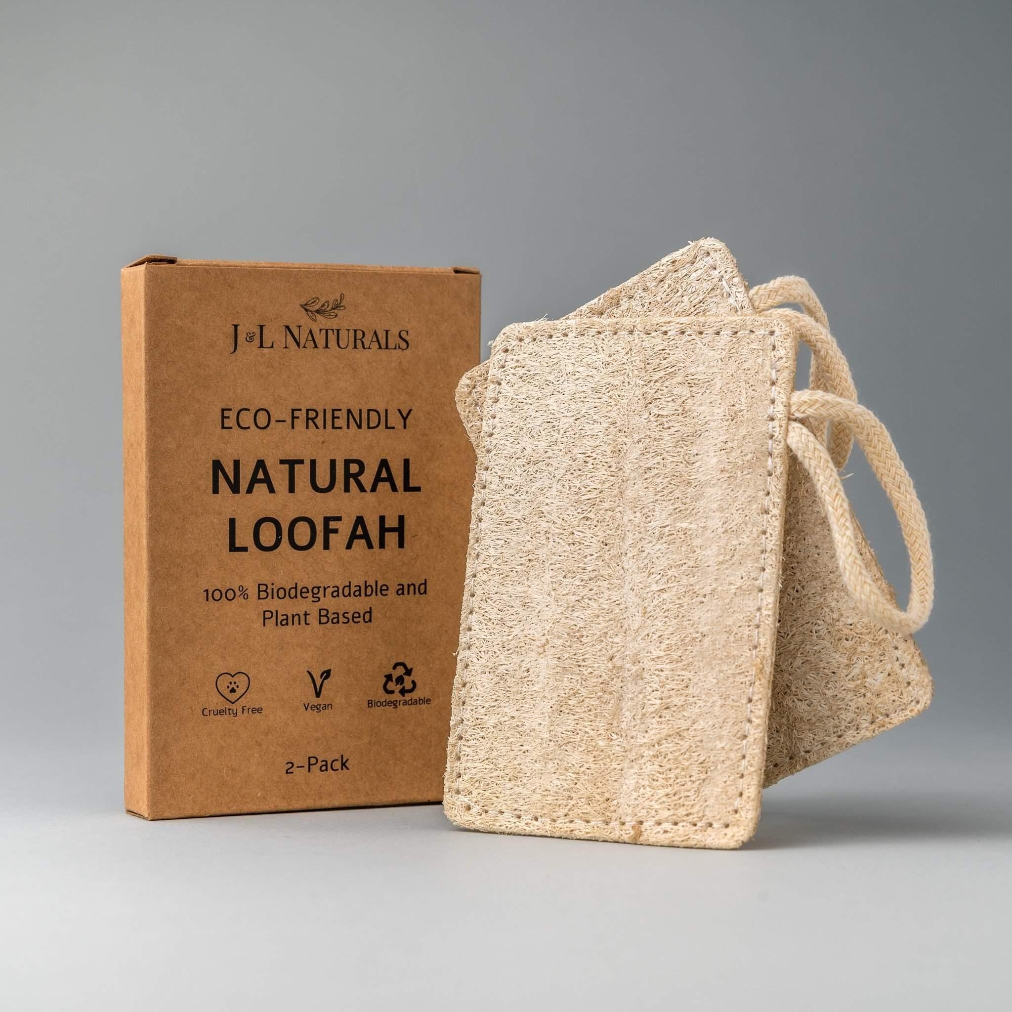 Natural Loofah Pad 2-Pack - Sunday Golden