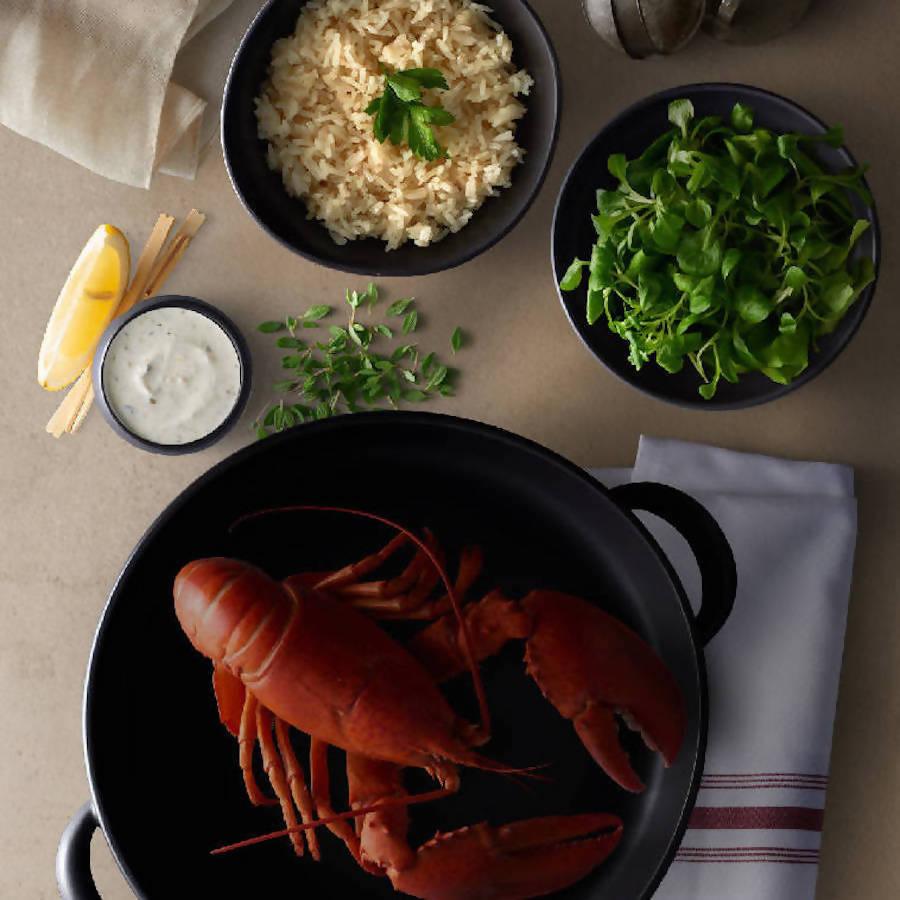 Stoneware Serving Plate With Handles 13.4" - Sunday Golden