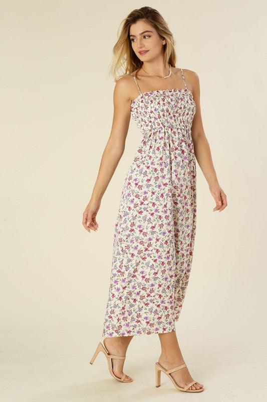 Smocked cami maxi dress - Sunday Golden