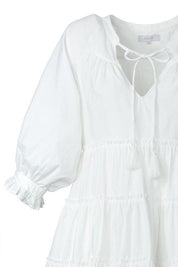 Tiered mini dress with tassel - Sunday Golden