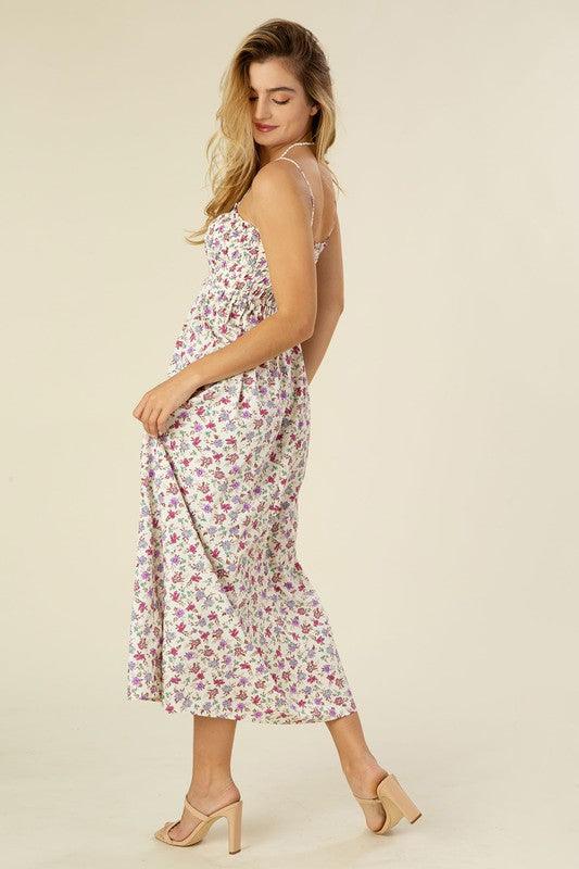 Smocked cami maxi dress - Sunday Golden