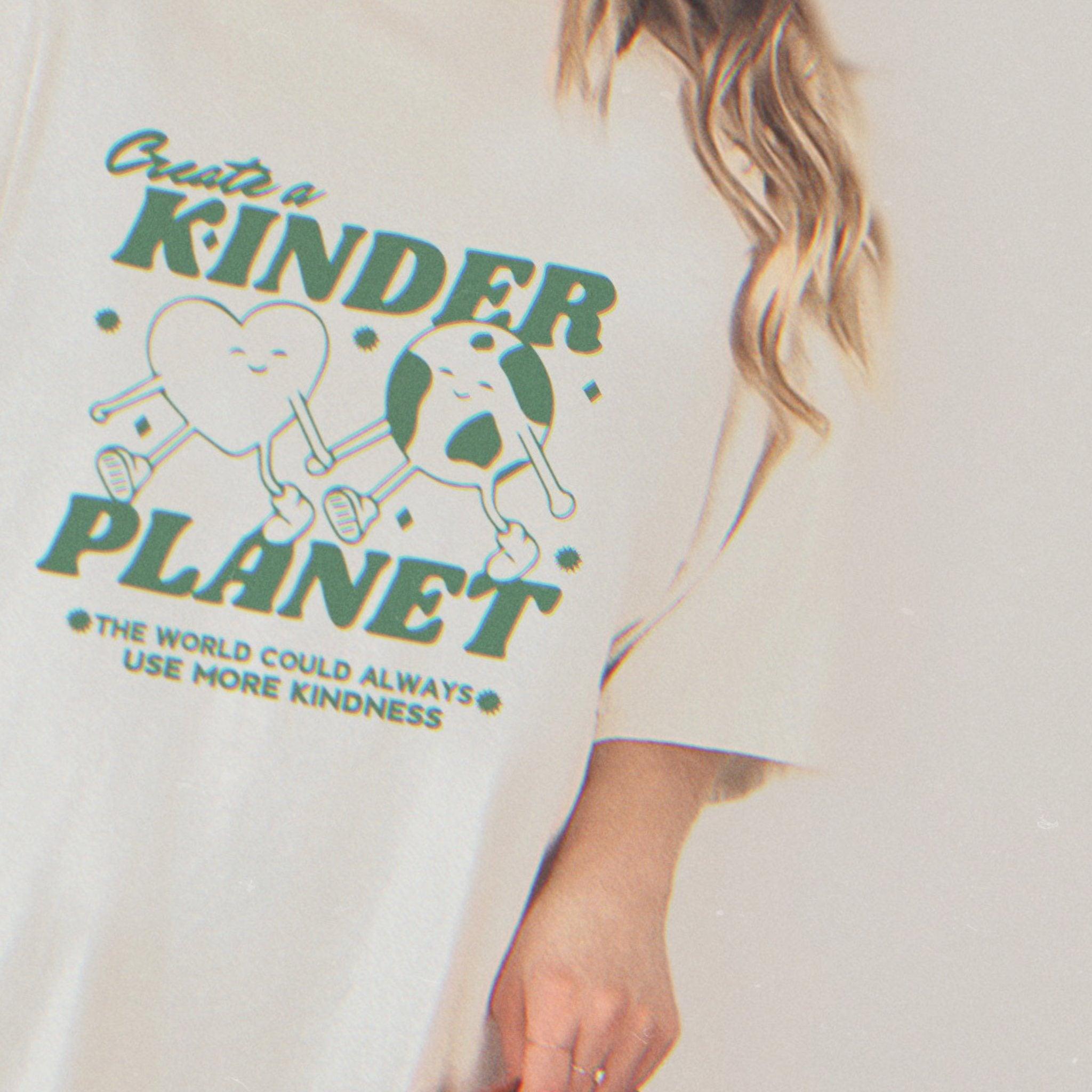 Create a Kinder Planet | Classic Fit Tee - Sunday Golden
