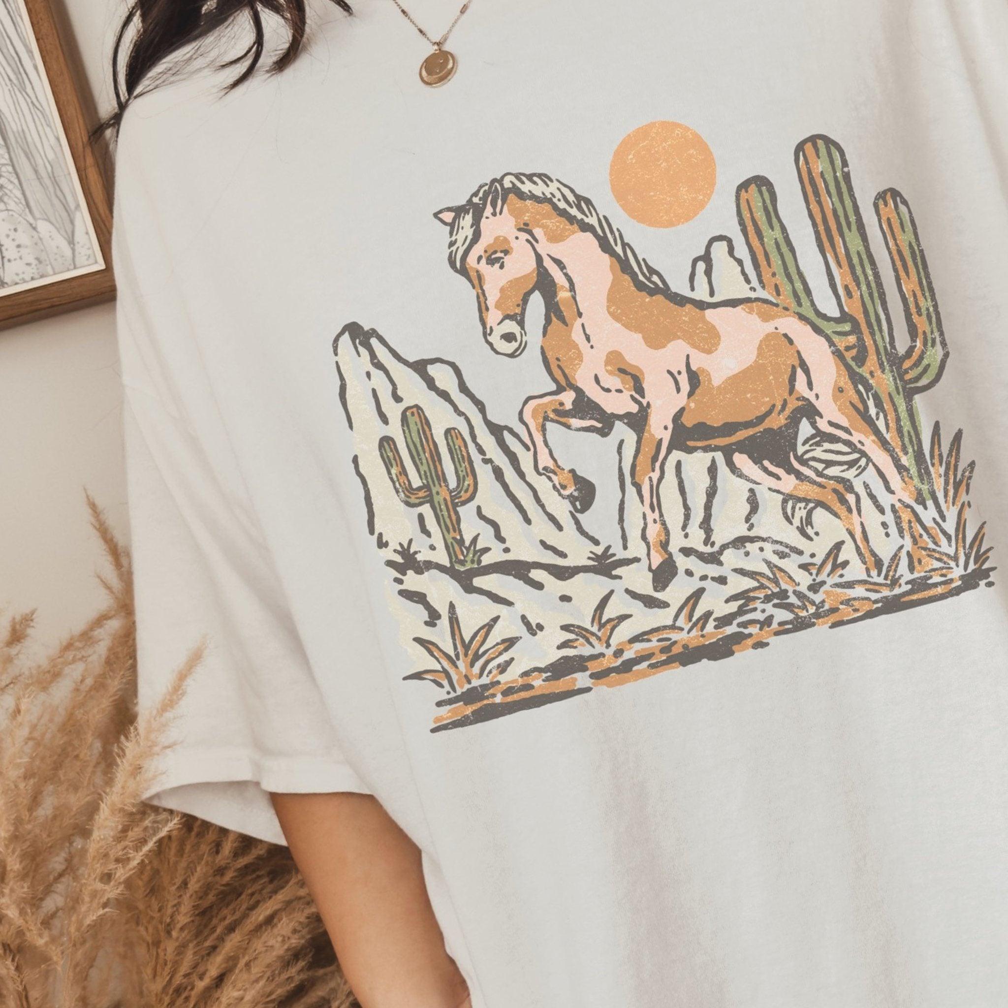 Desert Horse | Classic Fit Tee - Sunday Golden