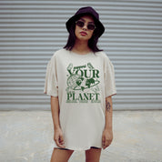 Support Your Local Planet | Classic Fit Tee - Sunday Golden