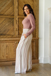 Cassie Wide Leg Pants - Sunday Golden
