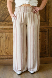 Cassie Wide Leg Pants - Sunday Golden