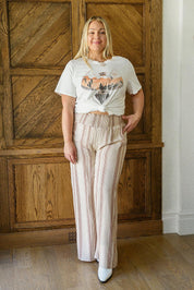 Cassie Wide Leg Pants - Sunday Golden