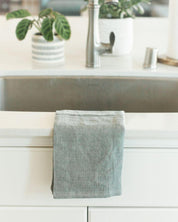 Stone Washed Linen Tea Towel - Sunday Golden