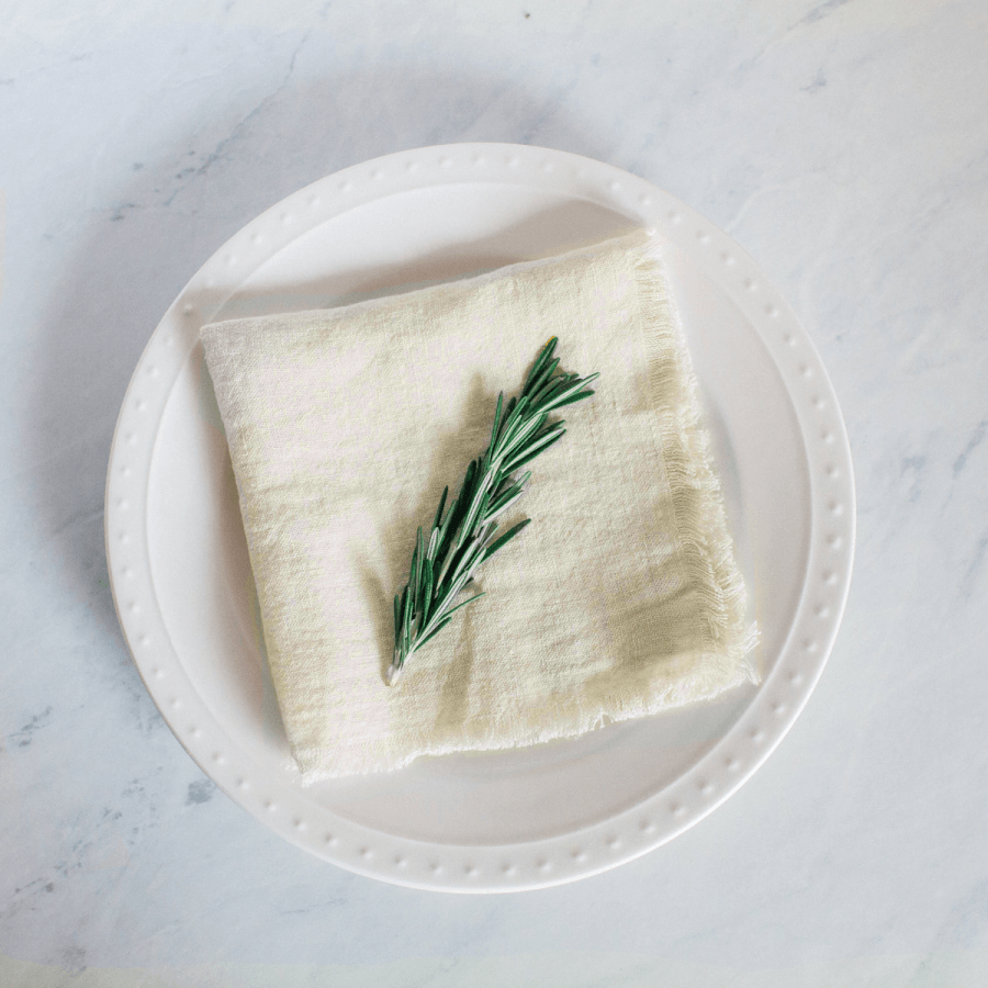 Stone Washed Linen Cocktail Napkin - Sunday Golden