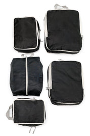 It Girl Travel Collection Suitcase Organizers In Black - Sunday Golden