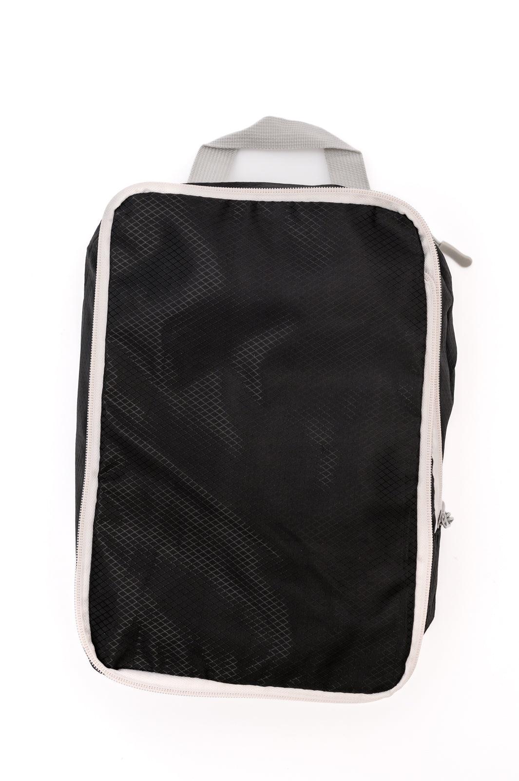 It Girl Travel Collection Suitcase Organizers In Black - Sunday Golden