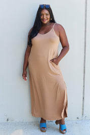 Cami Good Energy Maxi Dress in Camel - Sunday Golden