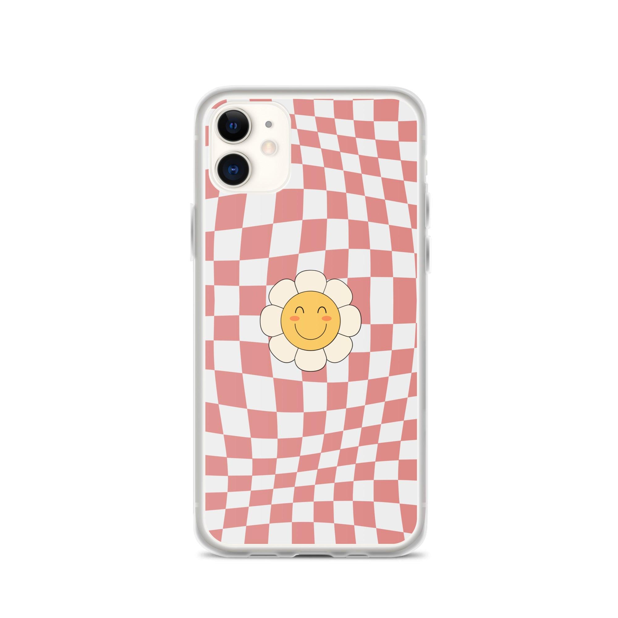 Happy Flower PINK | Clear Case for iPhone® - Sunday Golden