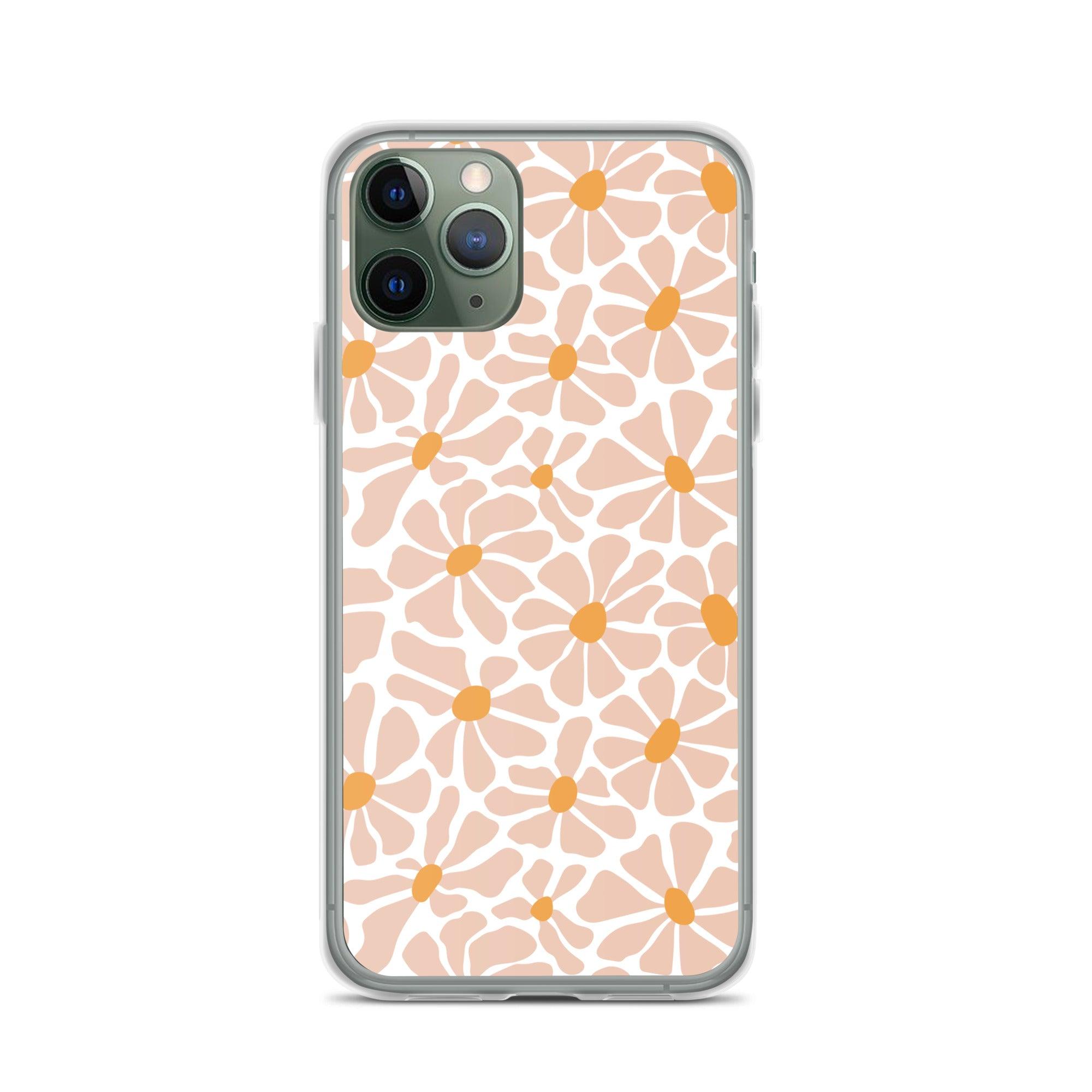 Groovy Flower PINK | Clear Case for iPhone® - Sunday Golden
