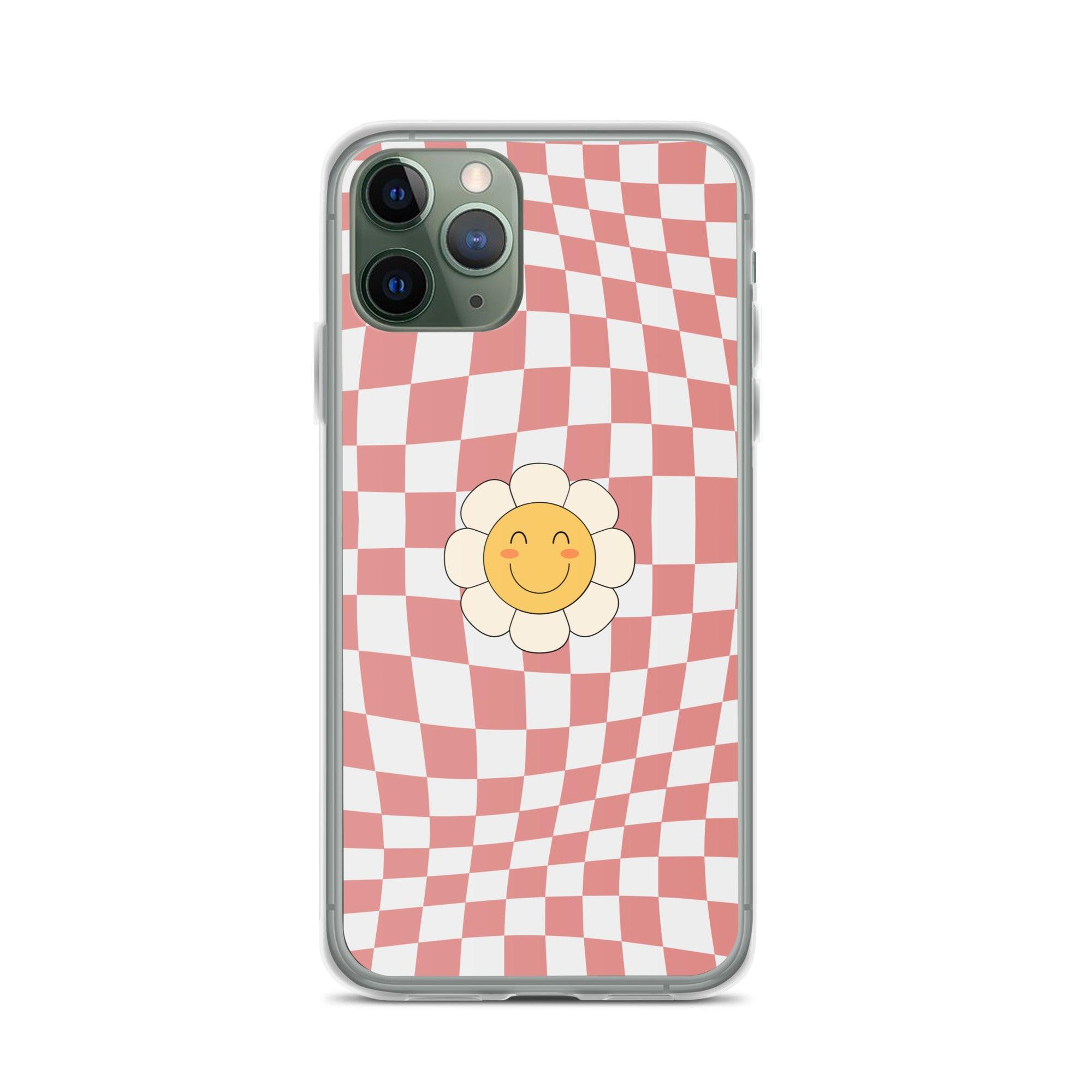 Happy Flower PINK | Clear Case for iPhone® - Sunday Golden