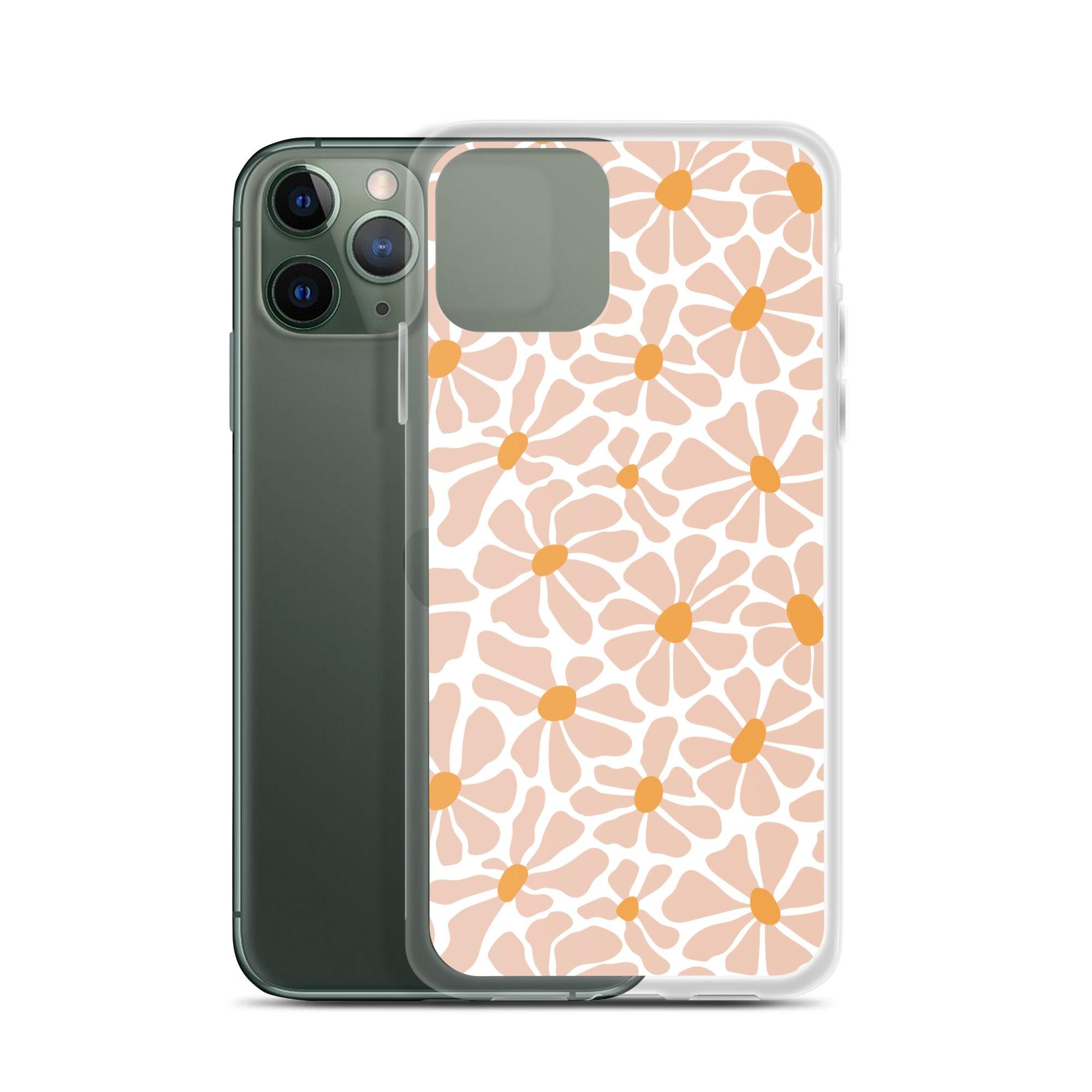 Groovy Flower PINK | Clear Case for iPhone® - Sunday Golden
