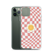 Happy Flower PINK | Clear Case for iPhone® - Sunday Golden