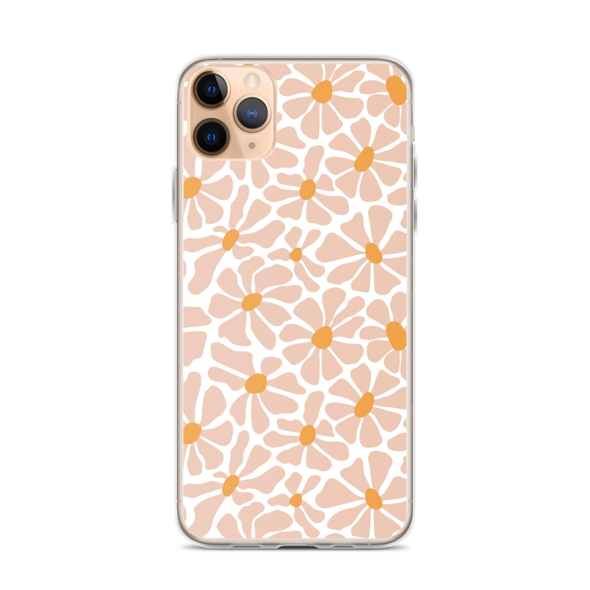 Groovy Flower PINK | Clear Case for iPhone® - Sunday Golden