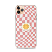 Happy Flower PINK | Clear Case for iPhone® - Sunday Golden