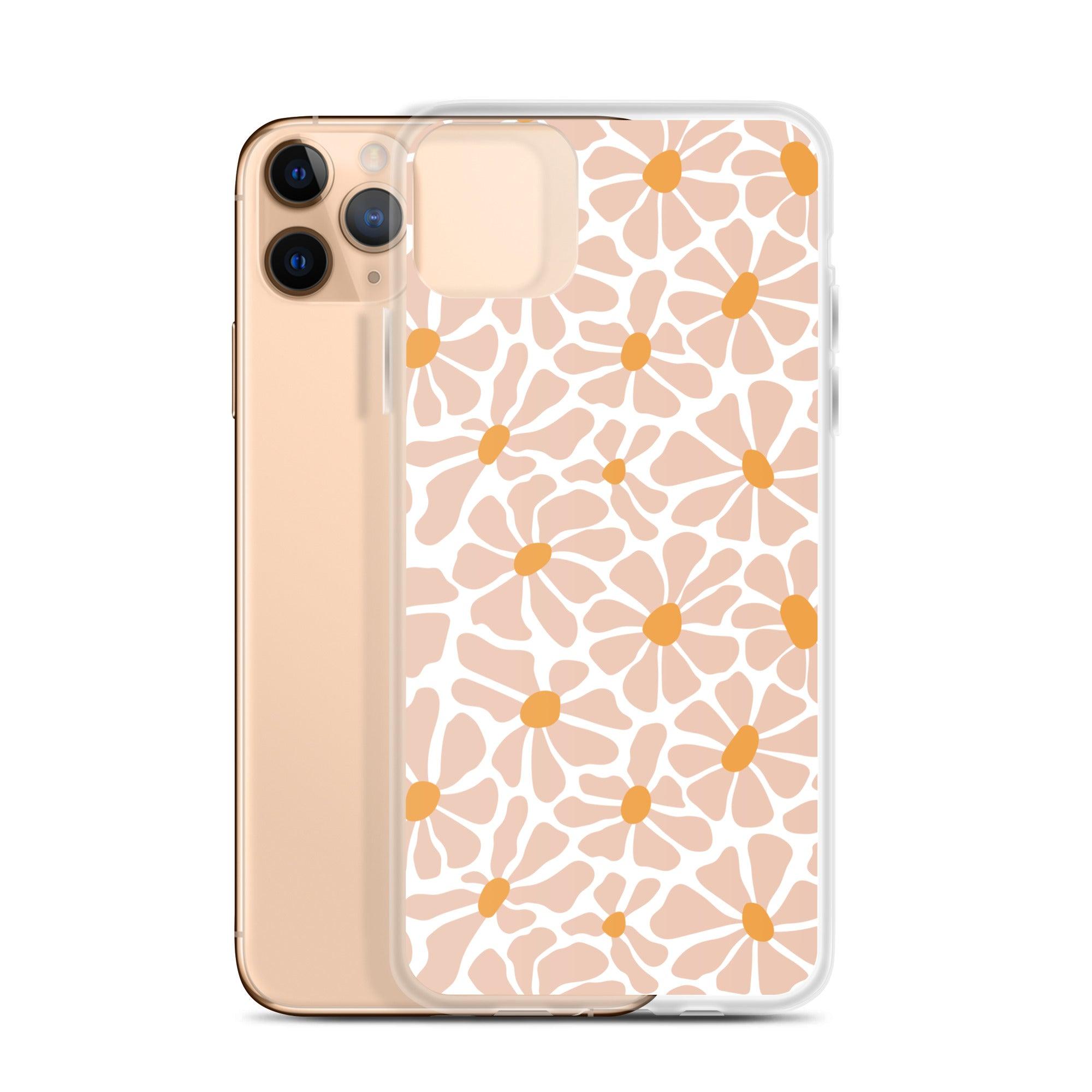 Groovy Flower PINK | Clear Case for iPhone® - Sunday Golden