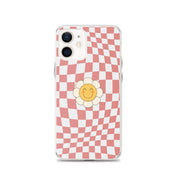 Happy Flower PINK | Clear Case for iPhone® - Sunday Golden