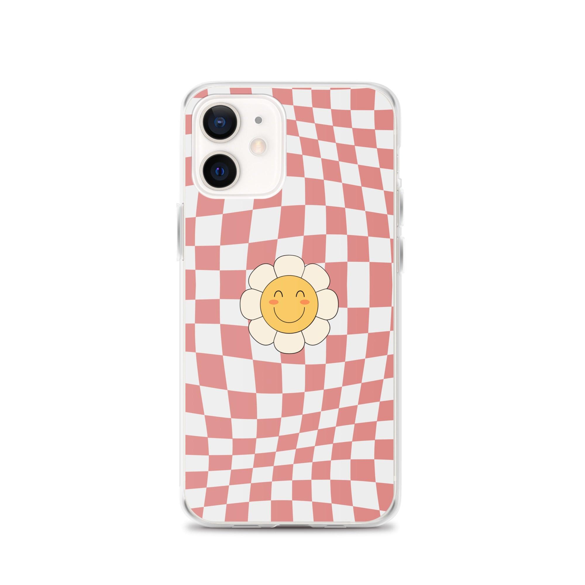 Happy Flower PINK | Clear Case for iPhone® - Sunday Golden