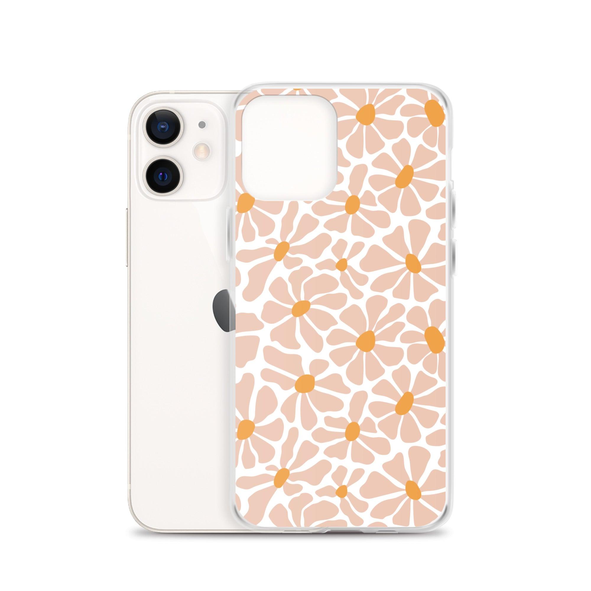 Groovy Flower PINK | Clear Case for iPhone® - Sunday Golden