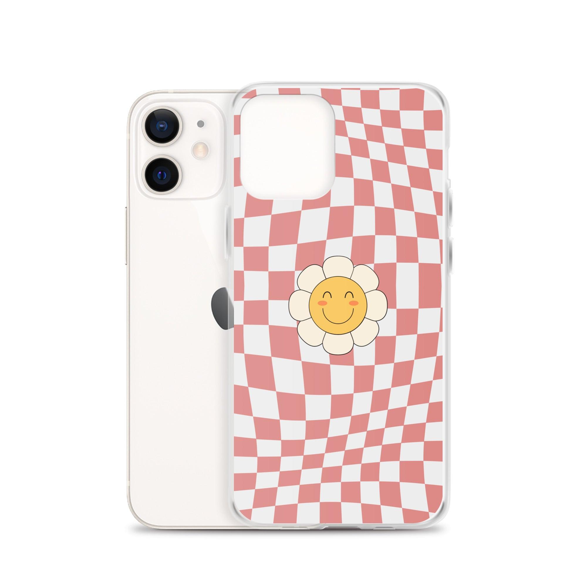 Happy Flower PINK | Clear Case for iPhone® - Sunday Golden