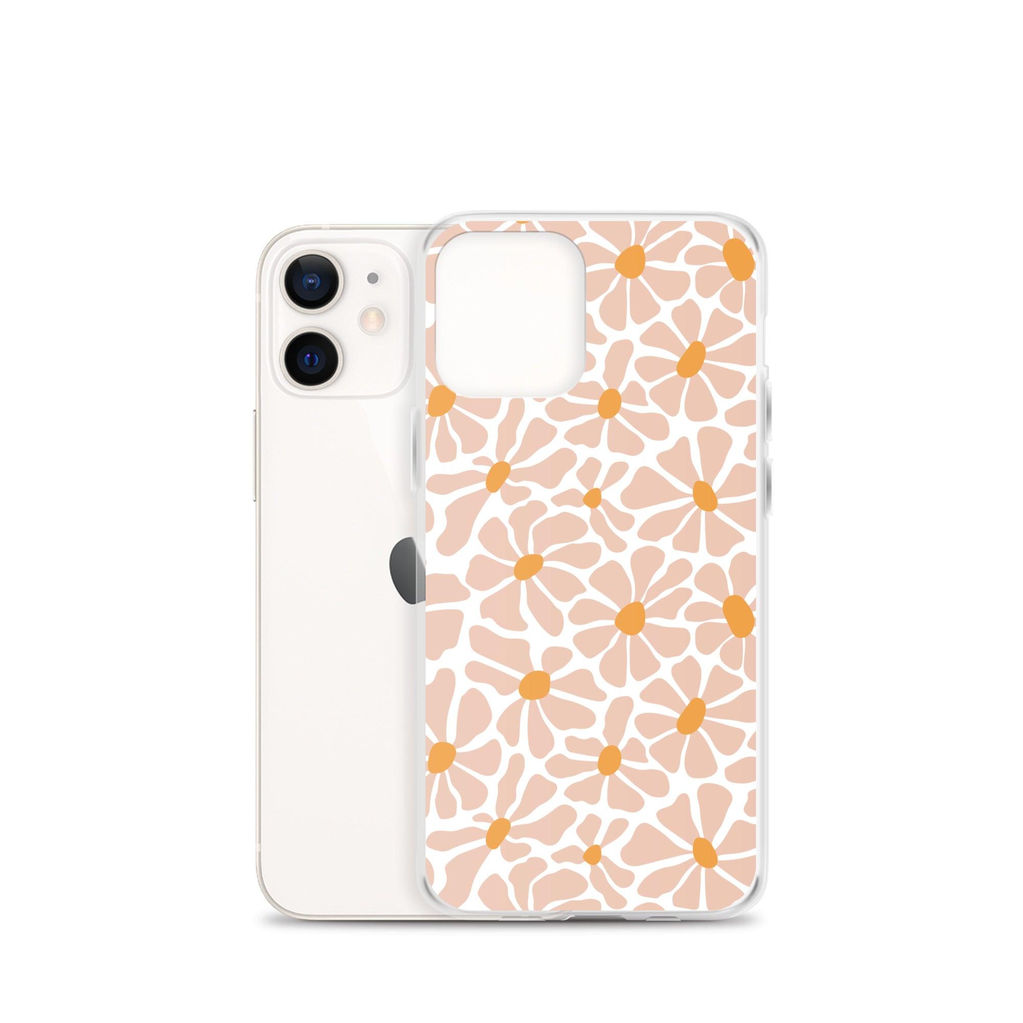 Groovy Flower PINK | Clear Case for iPhone® - Sunday Golden