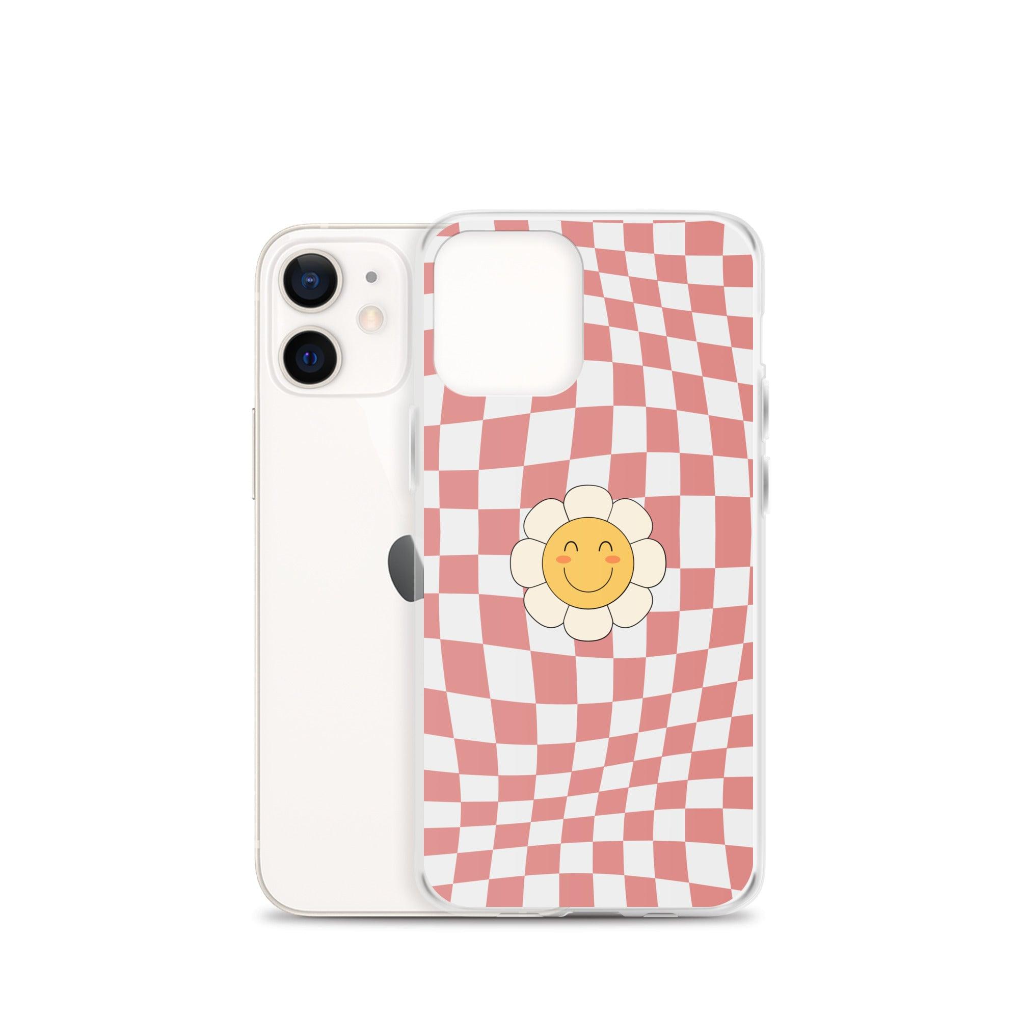 Happy Flower PINK | Clear Case for iPhone® - Sunday Golden