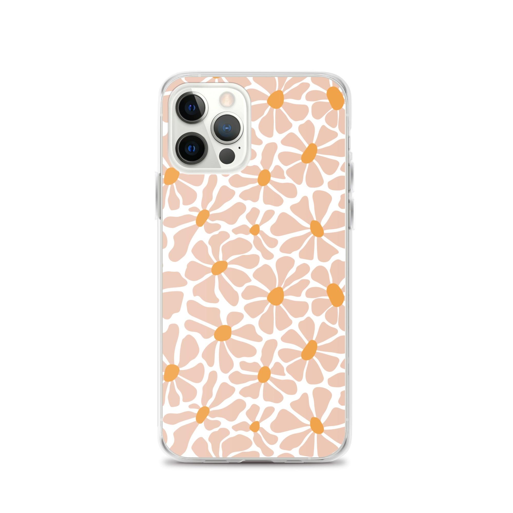 Groovy Flower PINK | Clear Case for iPhone® - Sunday Golden