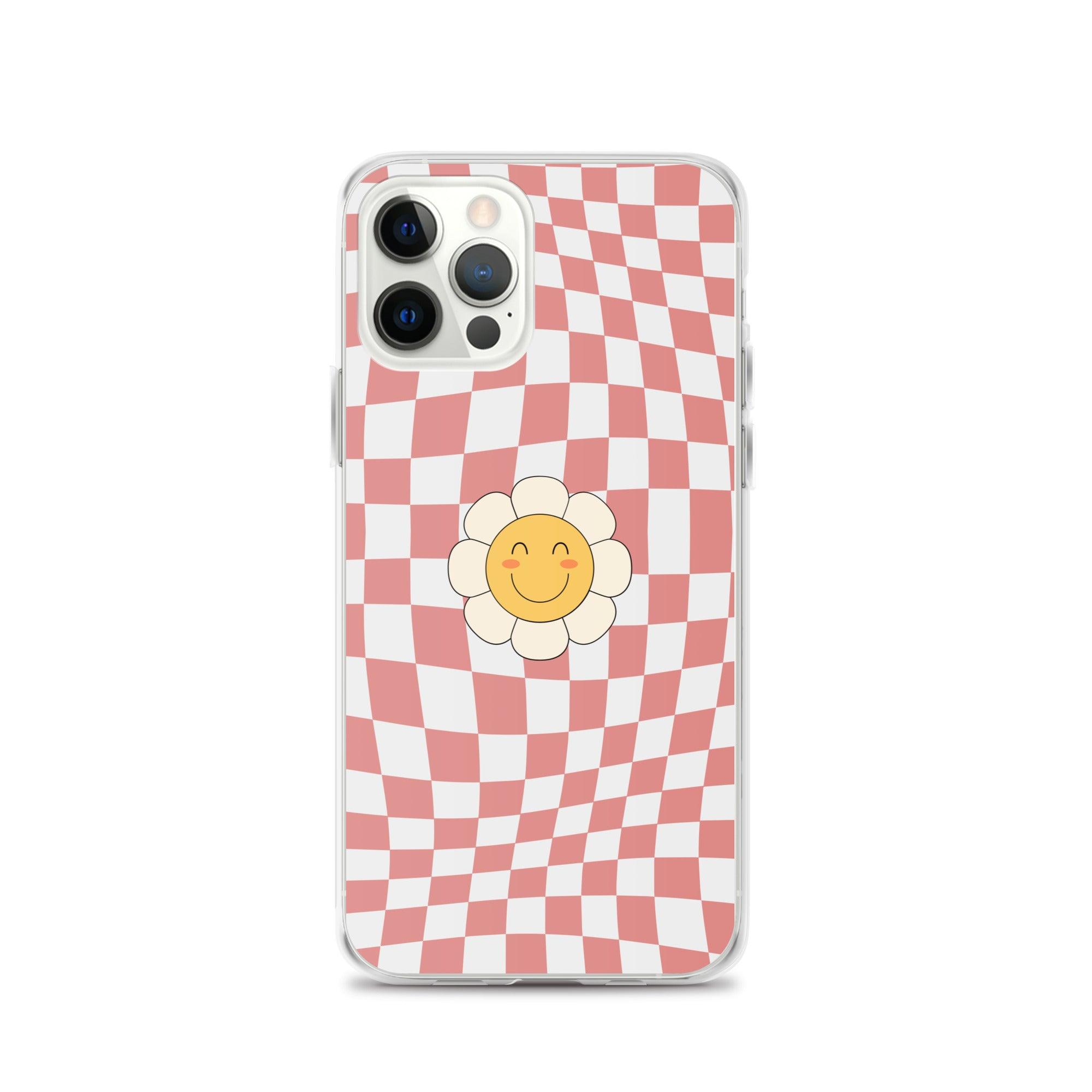 Happy Flower PINK | Clear Case for iPhone® - Sunday Golden