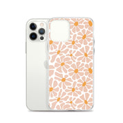 Groovy Flower PINK | Clear Case for iPhone® - Sunday Golden