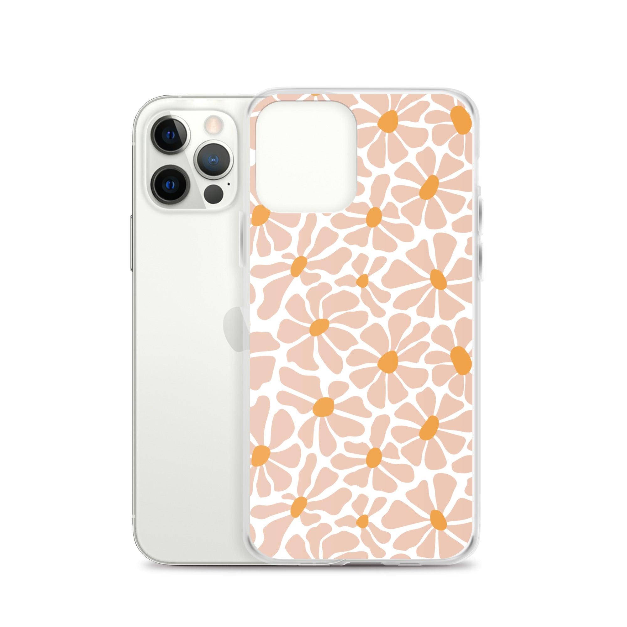 Groovy Flower PINK | Clear Case for iPhone® - Sunday Golden