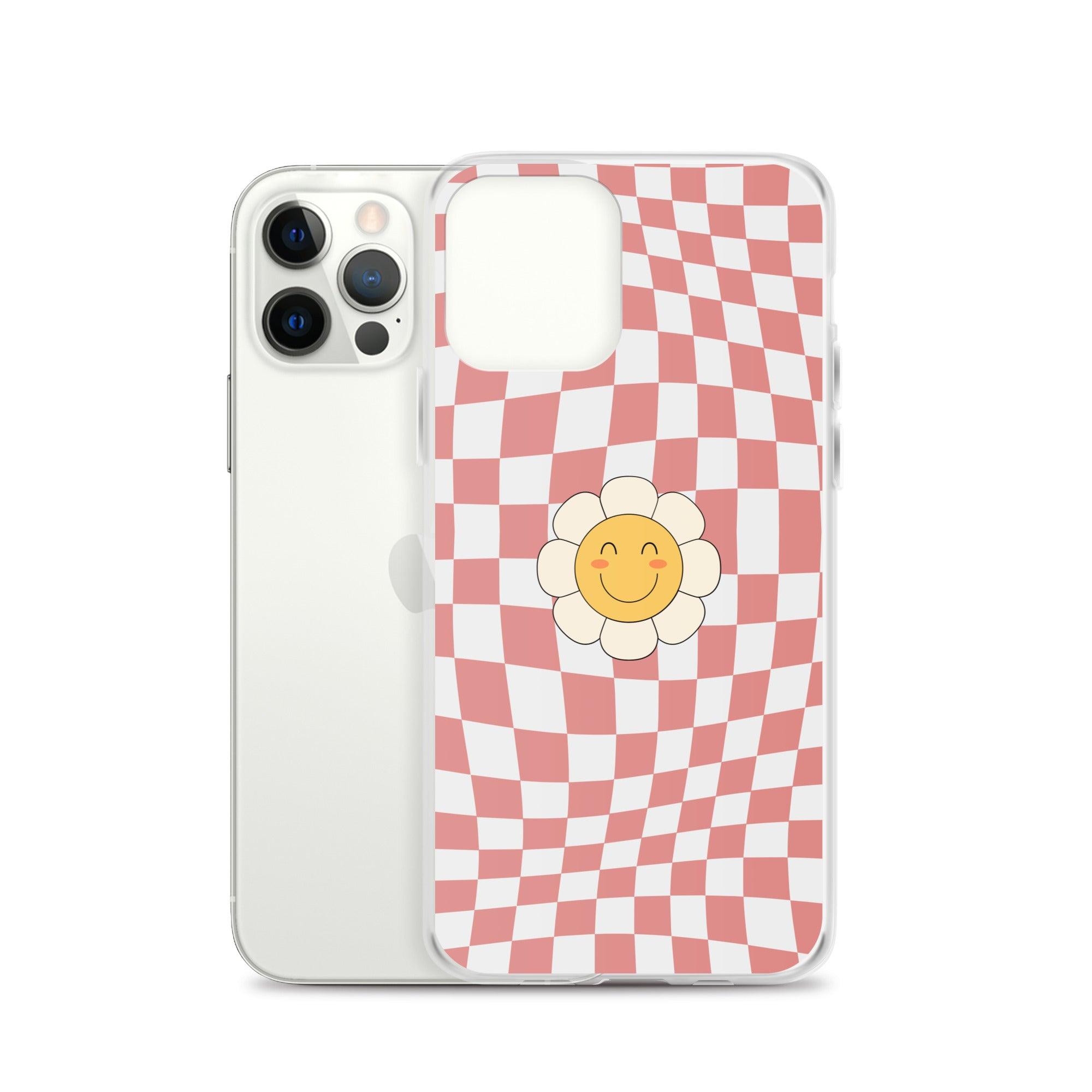 Happy Flower PINK | Clear Case for iPhone® - Sunday Golden