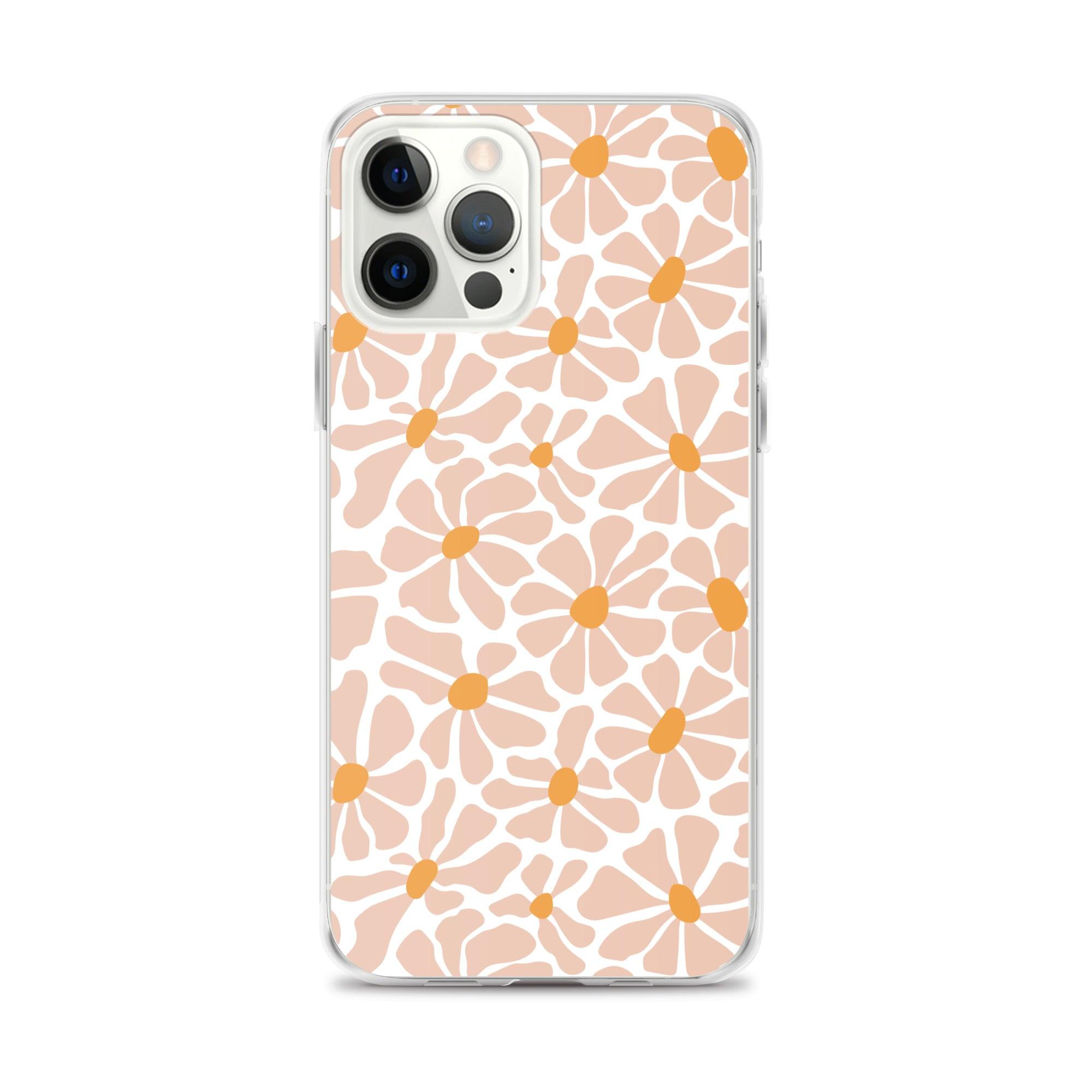 Groovy Flower PINK | Clear Case for iPhone® - Sunday Golden