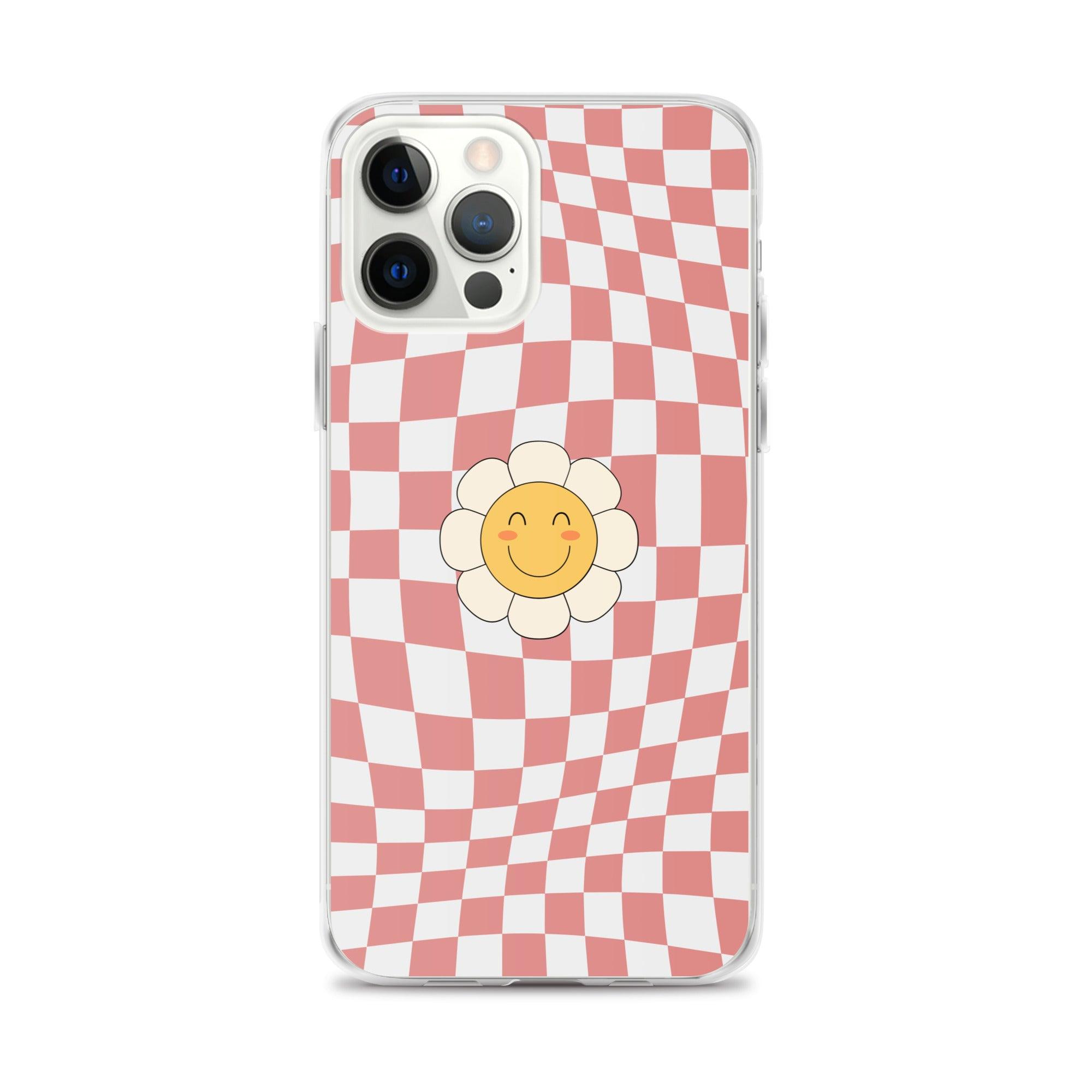 Happy Flower PINK | Clear Case for iPhone® - Sunday Golden