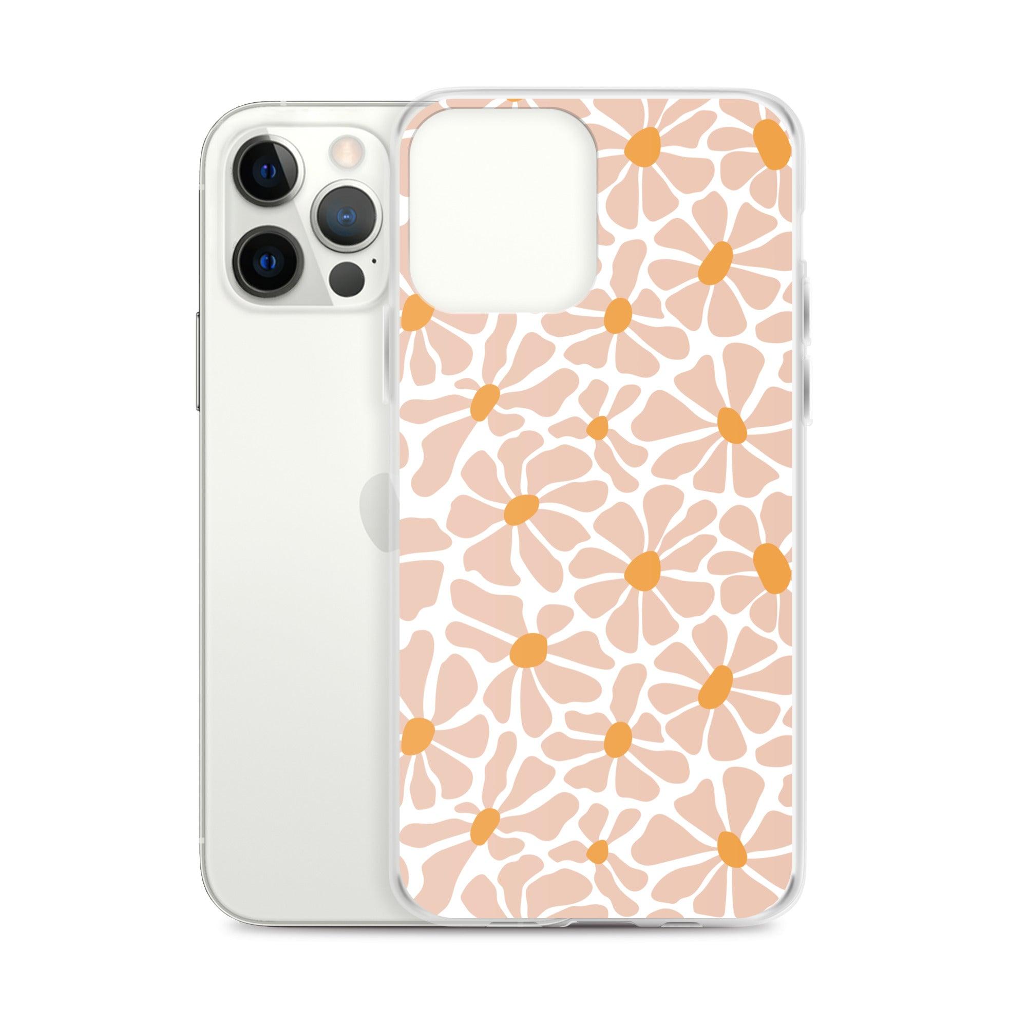 Groovy Flower PINK | Clear Case for iPhone® - Sunday Golden